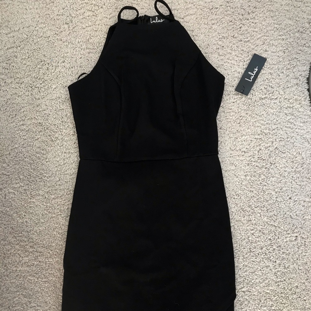 Lulus Late Night Plans Black Bodycon Dress